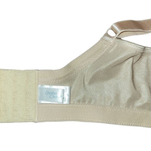 NWOT Comfort Choice Nude LACE WIRELESS CAMI BRA 42C - Picture 9 of 10